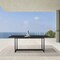 Armen Living Grand Outdoor Patio Dining Table in Aluminum 840254332706 - alternate 7